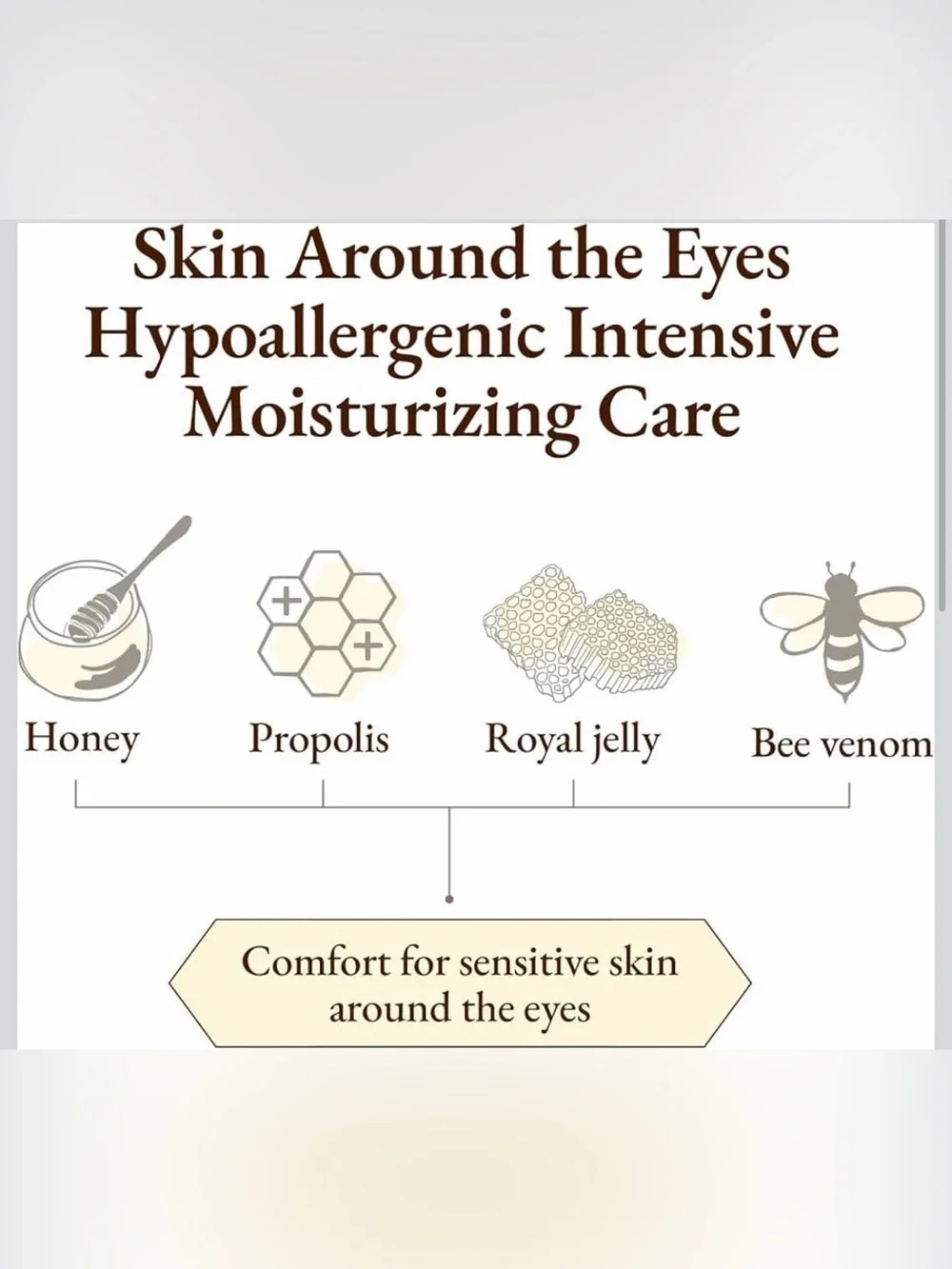 True Island Honey Bee Venom Hydrogel Eye Mask - 60 pads